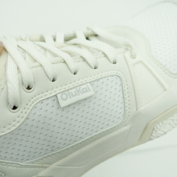 Olukai Anau White Cream Comfort Pickleball Court Sneakers Women's 10 / Men's 8.5 - Picture 9 of 10